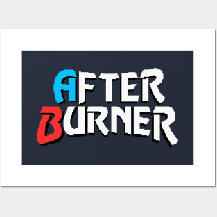 After Burner Logo Posters and Art